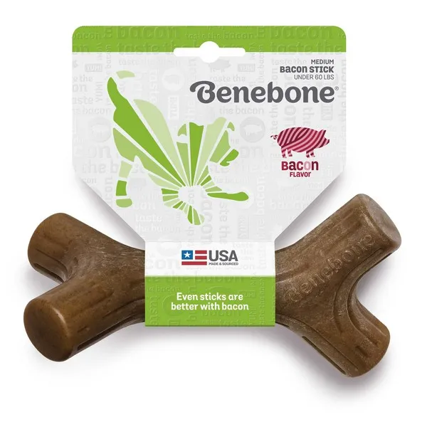 1ea Benebone Medium Bacon Stick - Health/First Aid
